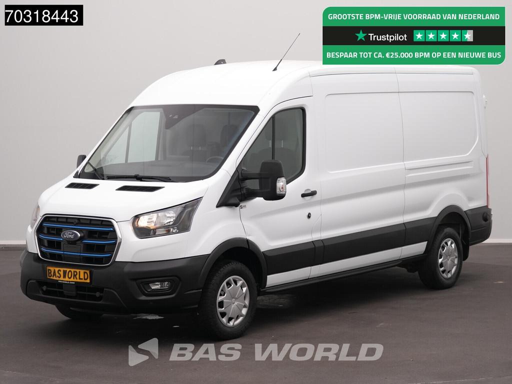 Ford e-Transit 184pk Elektrisch 68kWh 317km WLTP L3H2 Navi A, Achat, Entreprise, 3 places, Capteur de lumière