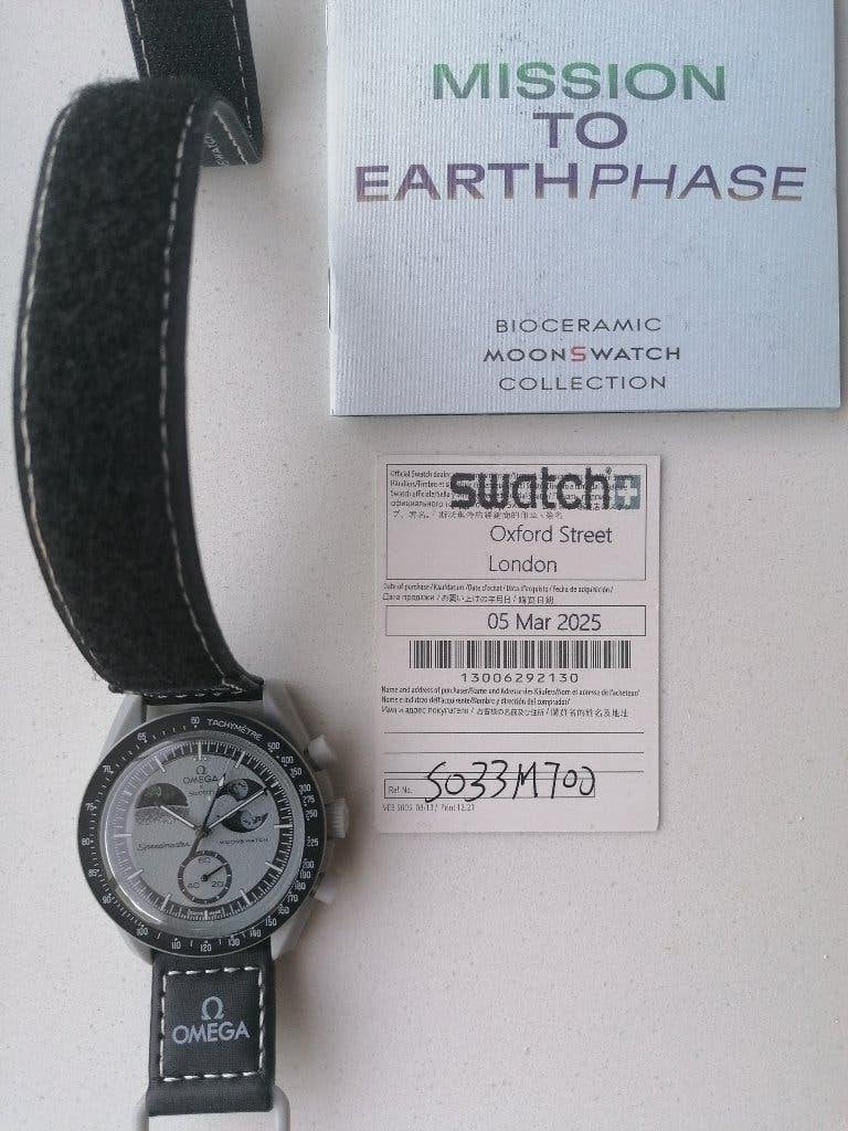 Omega X Swatch Speedmaster, Bijoux, Sacs & Beauté, Montres | Hommes, Montre-bracelet, Enlèvement ou Envoi, Swatch, Comme neuf