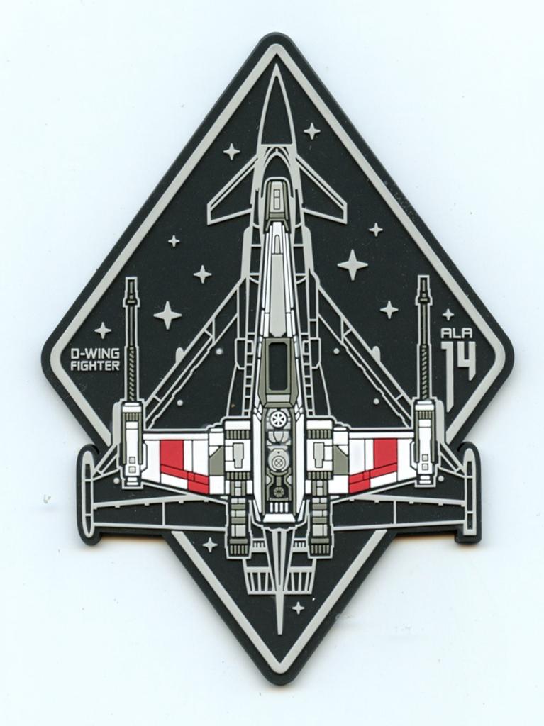 Spaanse luchtmacht patch ALA14 Star wars EF2000 PVC v2, Verzenden, Luchtmacht, Embleem of Badge