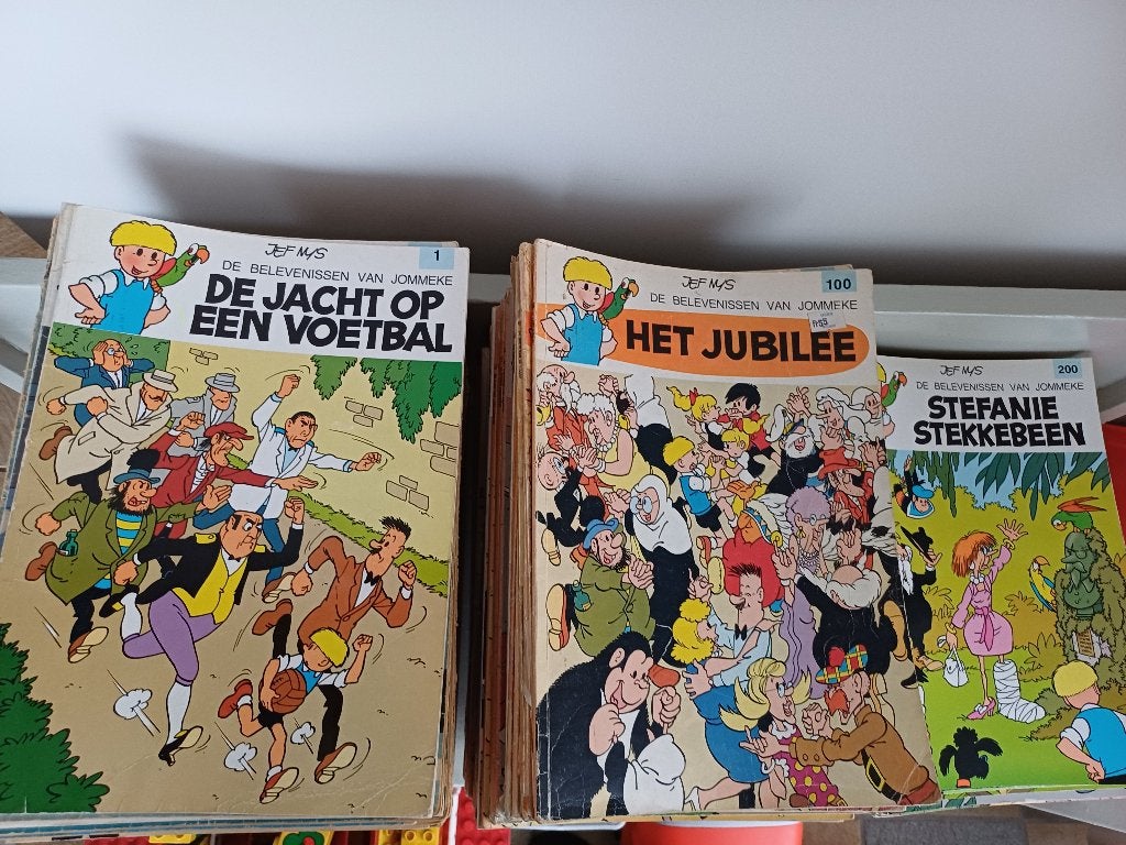 Jommeke strips, Boeken, Jef Nys., Meerdere stripboeken, Ophalen, Gelezen