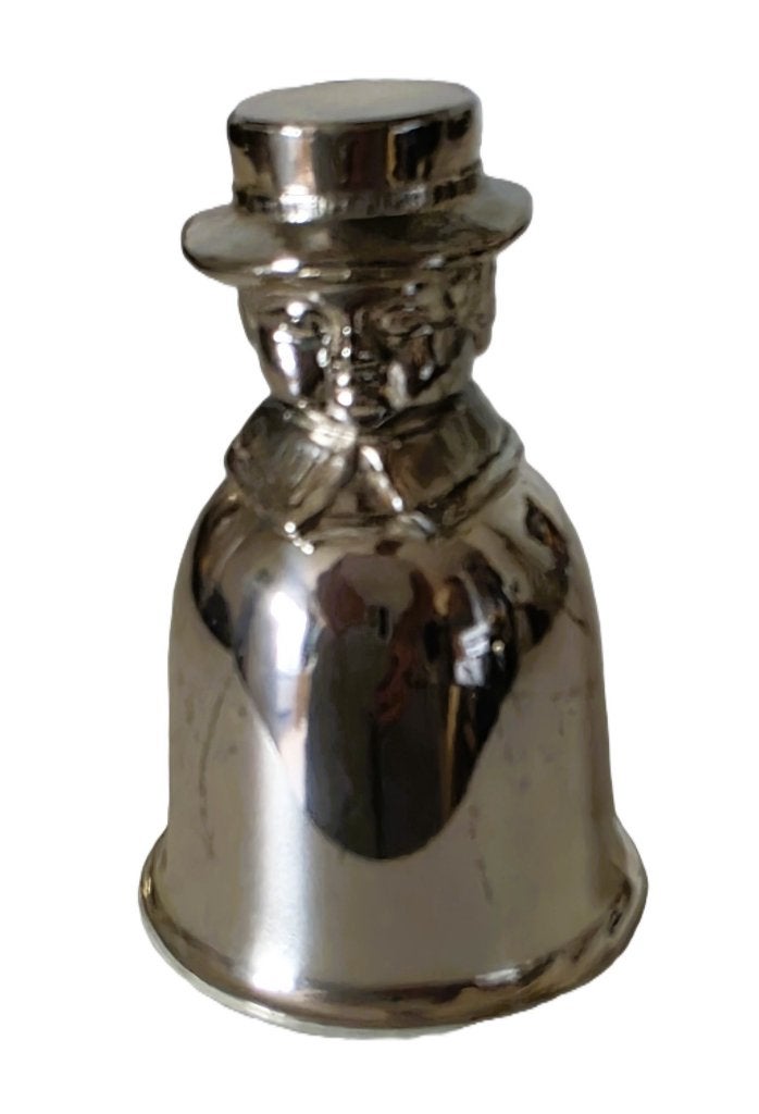 Oude verzilverde drinkbeker., Ophalen of Verzenden