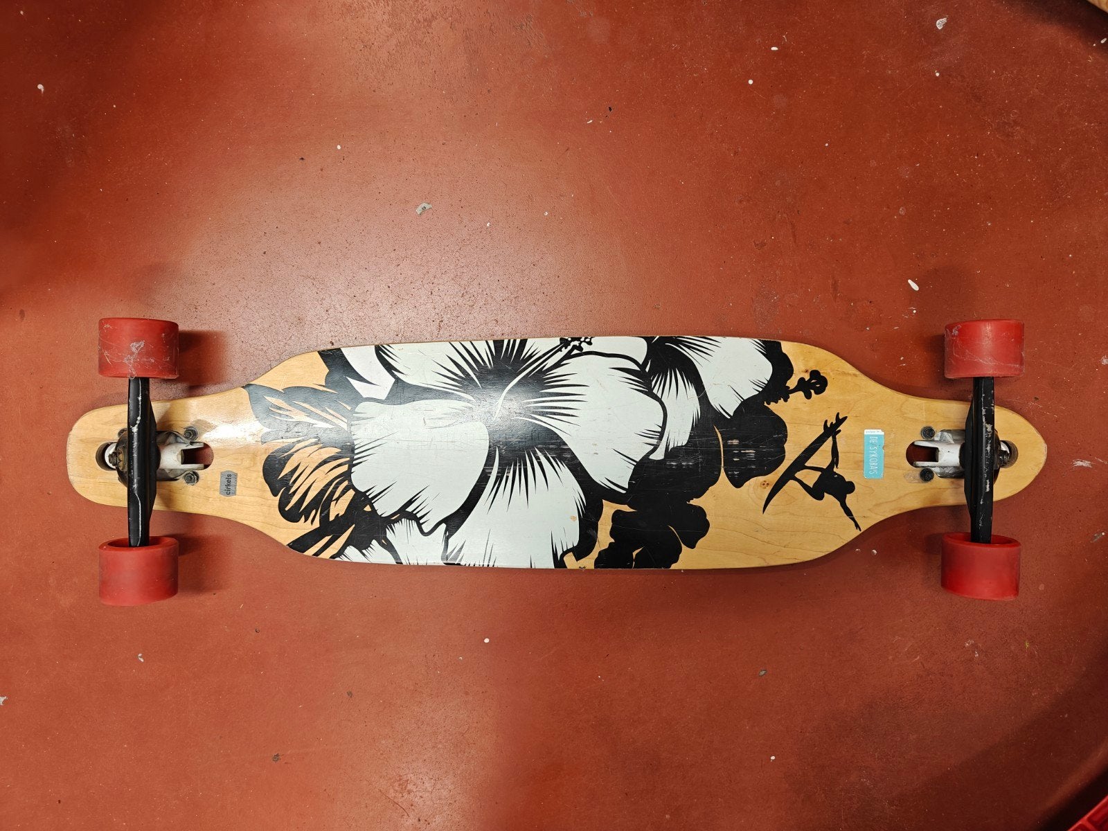 Longboard - Twin Flower Surf, Sport en Fitness, Skateboarden, Ophalen, Longboard