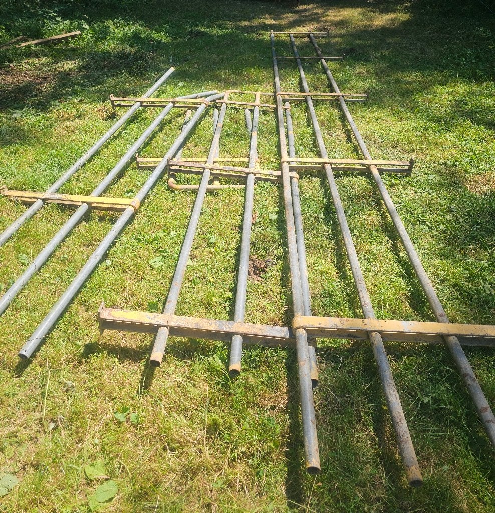 Lot de barrieres résistantes en acier galvanisé, Doe-het-zelf en Bouw, Metalen, Gebruikt, IJzer, Ophalen