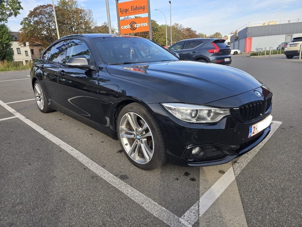 BMW 420i GRAN Coupé, Autos, Cuir, Achat, Carnet d'entretien, Noir