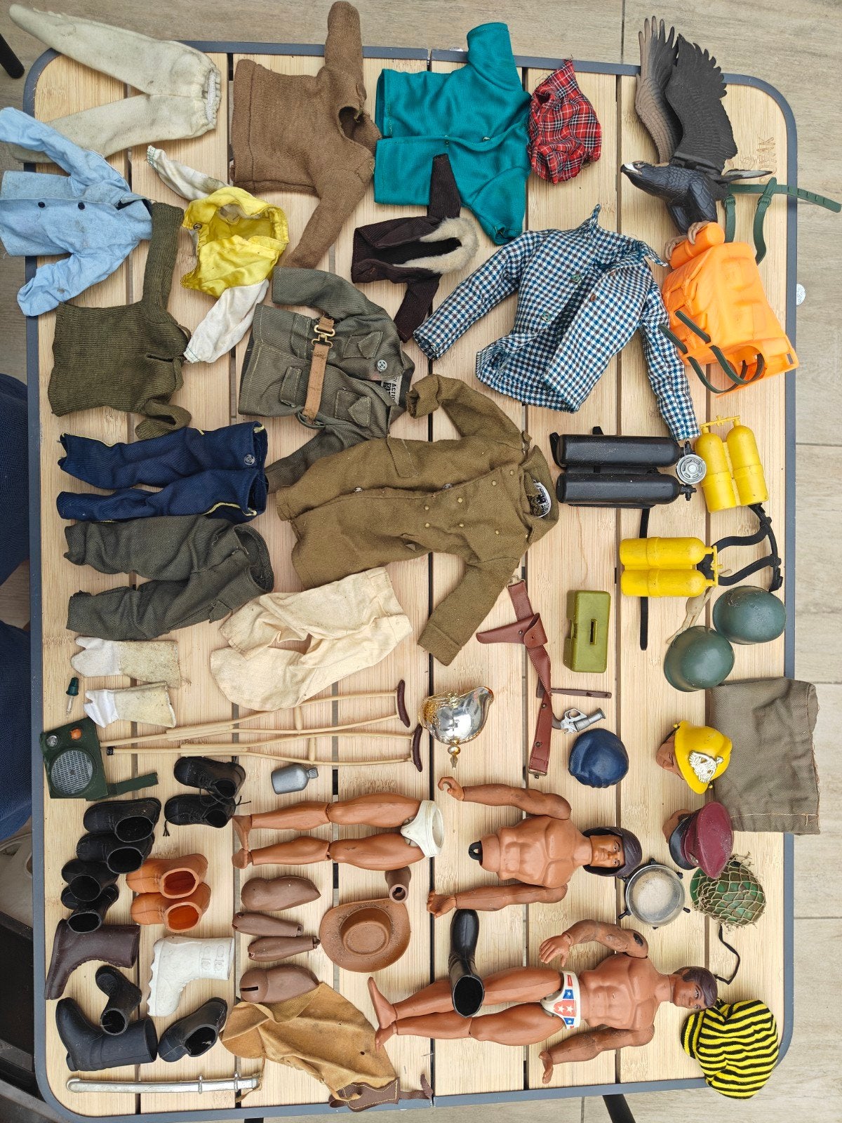 Lot Palitoy Action Man Gi Joe vintage, Verzamelen
