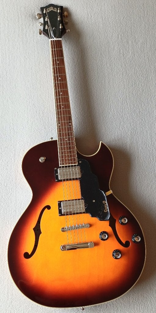 Neuve Guild Starfire Vintage Sunburst, Enlèvement ou Envoi, Neuf, Semi-solid body, Fender