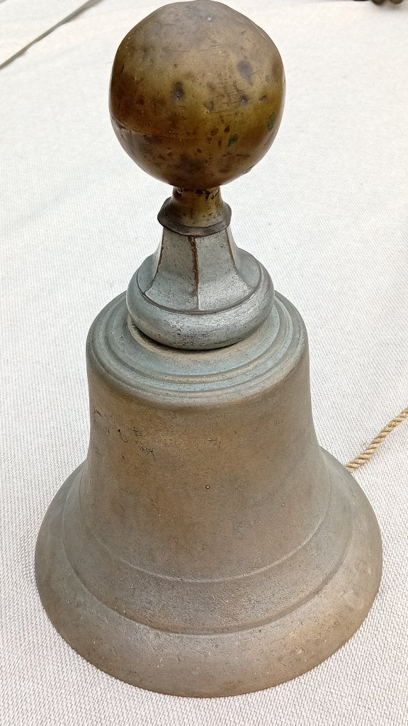 Mooie grote antieke bronzen bel, Antiek en Kunst, Ophalen of Verzenden, Brons