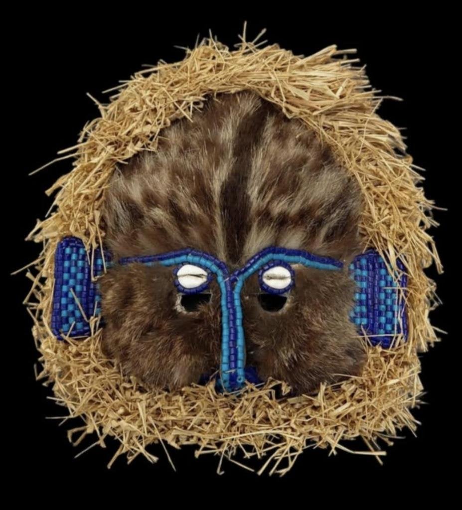 Congo-masker van 27 bij 28 cm, Antiek en Kunst, Ophalen, Masker