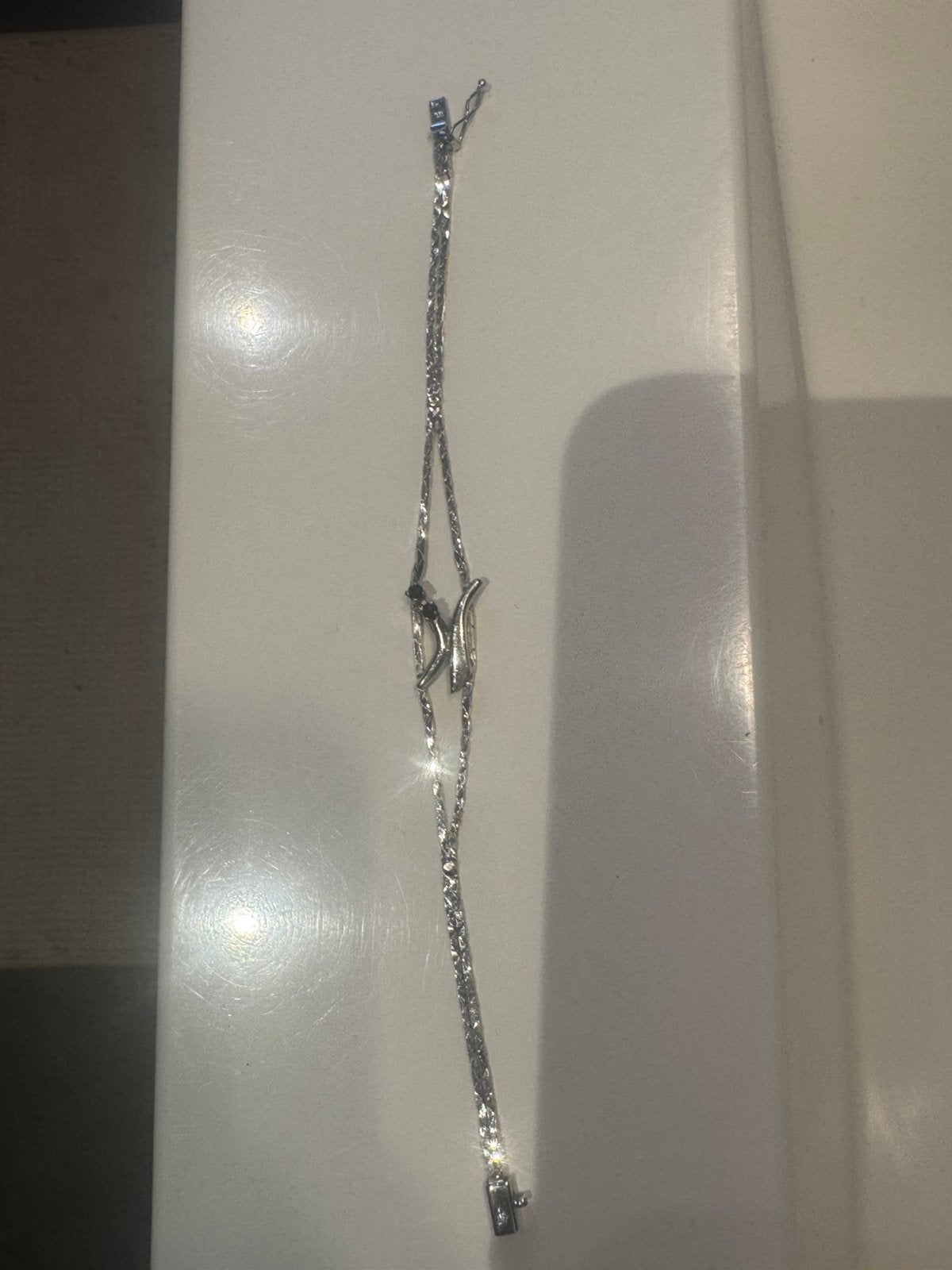 Armband 925 zilver, Handtassen en Accessoires, Ophalen of Verzenden, Zo goed als nieuw, Zilver, Zilver