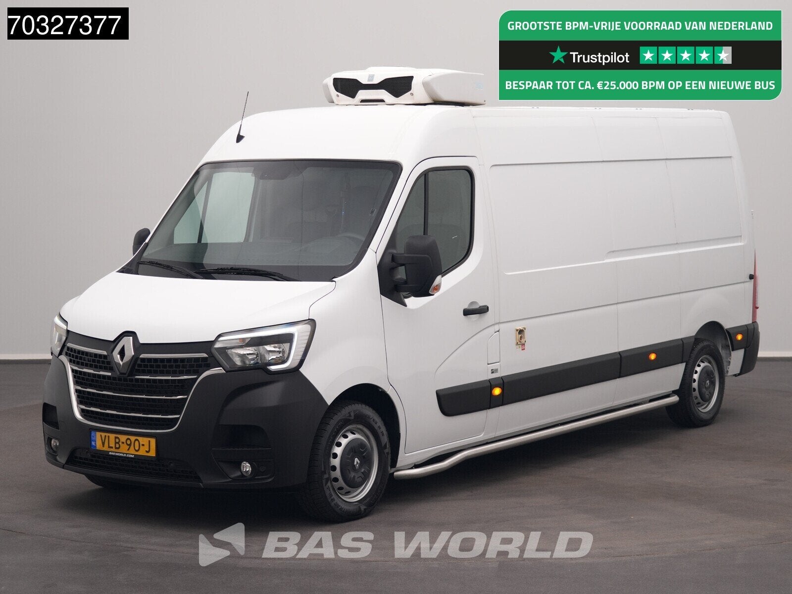 Renault Master 130PK Koelwagen Zanotti Z350 230v Stekker L3H, Euro 6, Entreprise, 3 places, 2500 kg