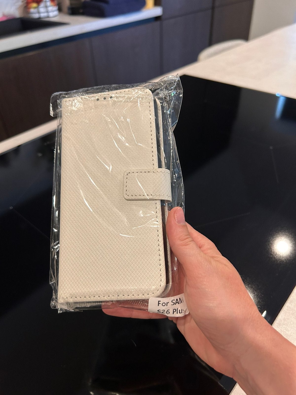 Nieuw - samsung s26 plus flip cover wit, Telecommunicatie, Ophalen, Nieuw, Wit