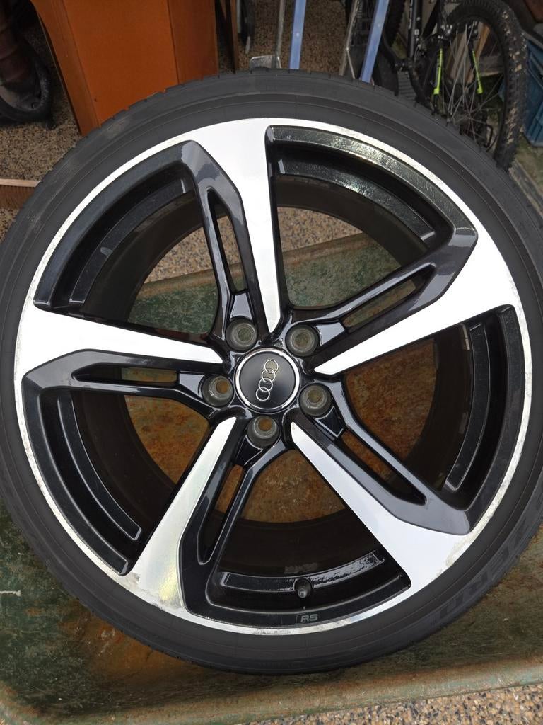 Kit 4 jantes Audi RS d'origine 19 pouces, Autos : Pièces & Accessoires, 245 mm, 4 Saisons, Utilisé, Jante(s)