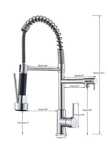 robinet cuisine., Bricolage & Construction, Enlèvement, Neuf, Chrome, Robinet