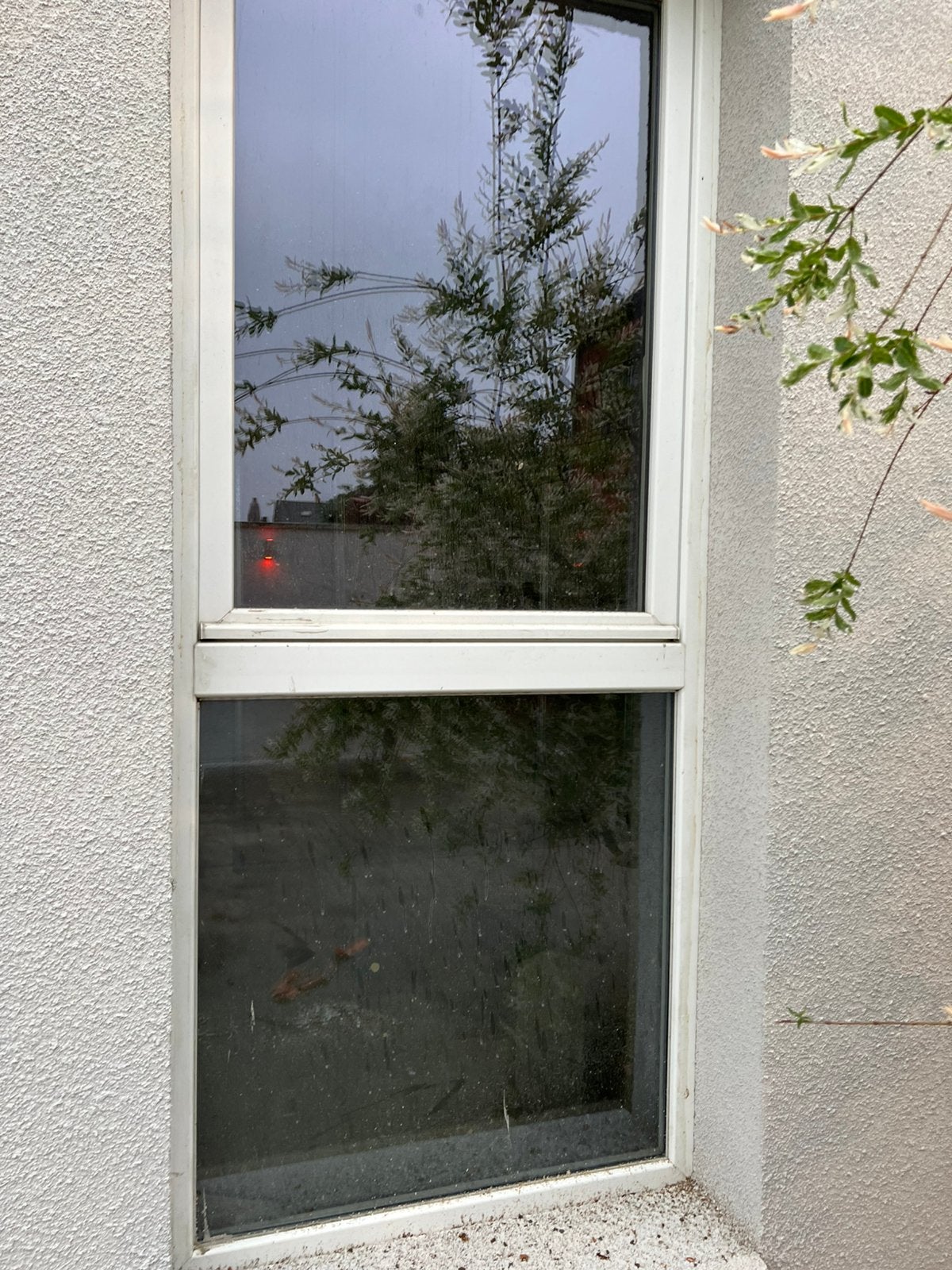 Fenêtre PVC blanche double vitrage- bon état, Enlèvement, Utilisé, Autres matériaux, Châssis de fenêtre