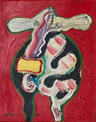 Peter Diem - "Sweet Rain", Antiek en Kunst, Kunst | Schilderijen | Modern, Ophalen, Handgeschilderd, Acrylverf
