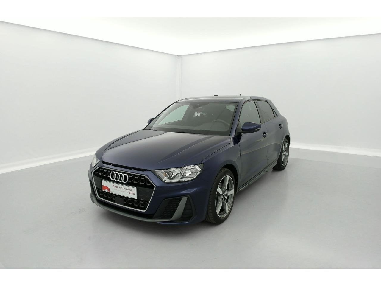 Audi A1 Sportback 30 TFSI 115 S-Line Business Ed. S tronic, Automaat, A1, Blauw, https://public.car-pass.be/vhr/7c4fa65b-122e-46e1-a2f5-3af6d26e8598