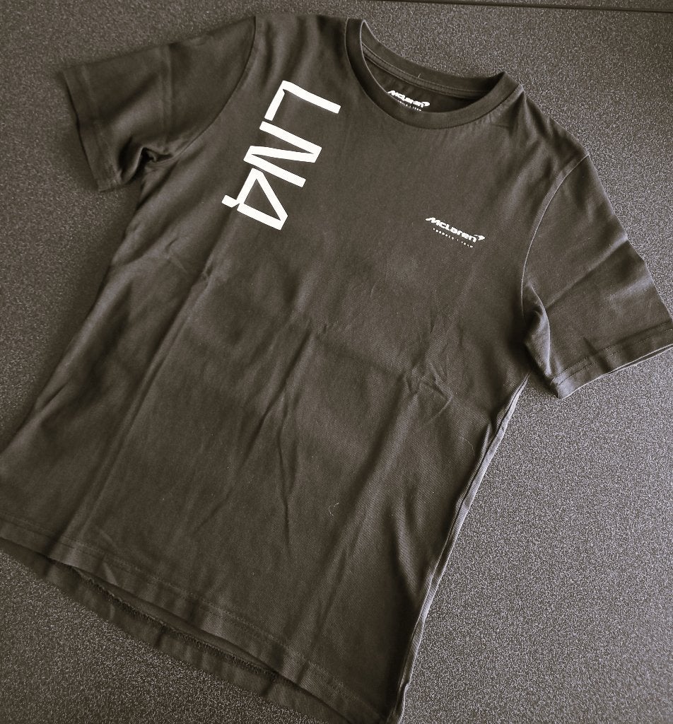 Jongenskleding – T-shirt Lando Norris – maat 152, Ophalen of Verzenden, Gebruikt, Jongen, Shirt of Longsleeve