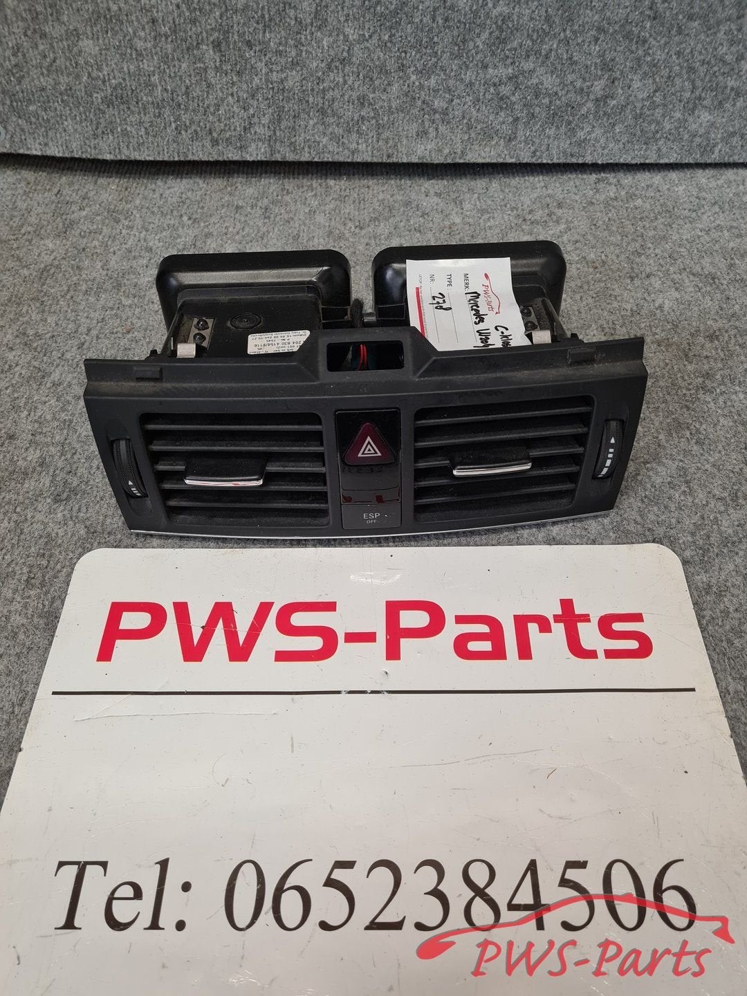 MERCEDES C-KLASSE W204 MIDDENCONSOLE LUCHTROOSTER A204830575, Utilisé, -, -, Enlèvement ou Envoi