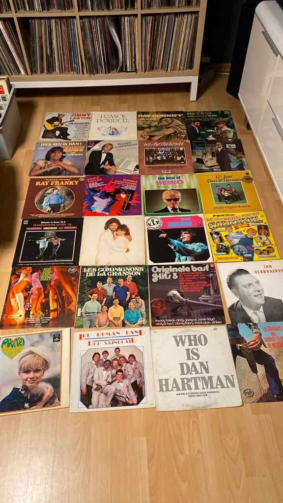 Vinyl langspeelplaten ongev.100 st 25€, Ophalen, Gebruikt