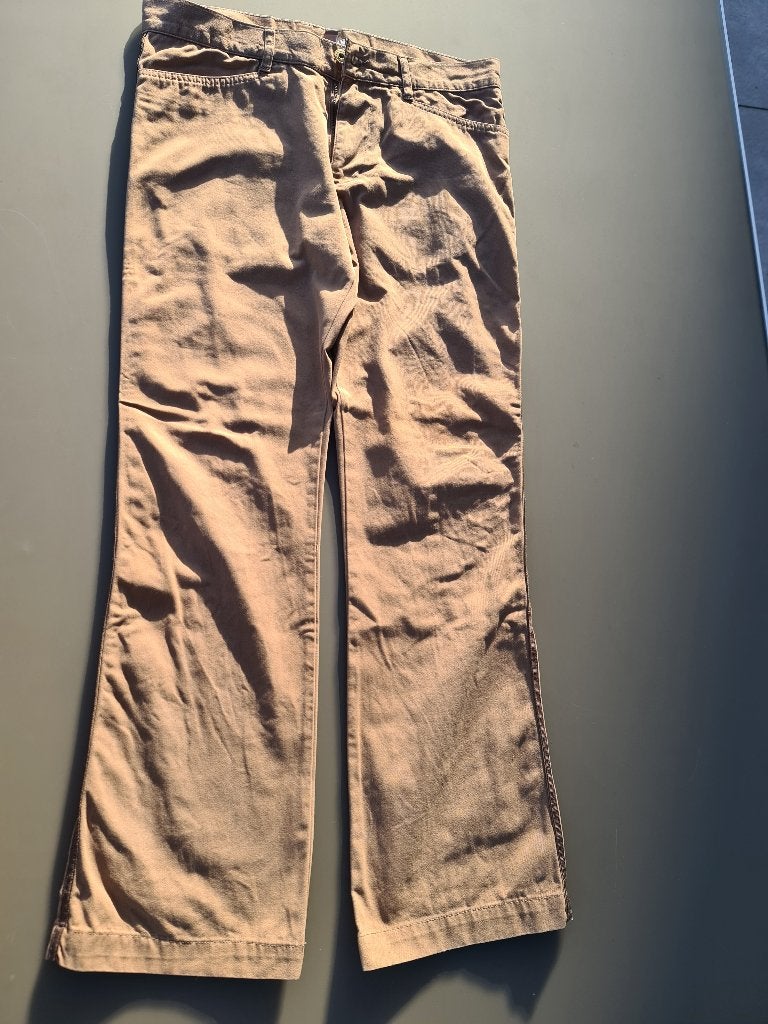 Beige broek, HM, M, Ophalen, Zo goed als nieuw, Beige