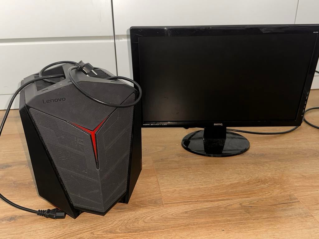 Lenove Legion Y710 Gaming Pc 1050 Ti + Monitor, Enlèvement ou Envoi, Comme neuf, Gaming, HDD