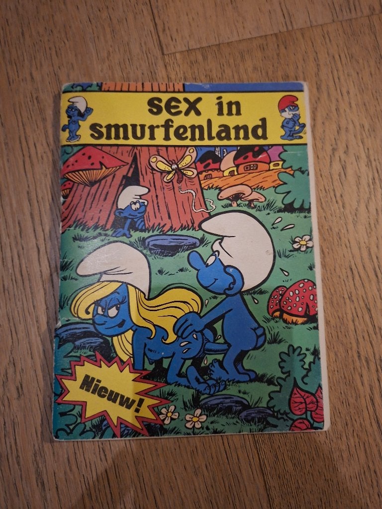 Smurfen : Sex in smurfenland (vintage strip jaren 70), Ophalen of Verzenden, Gebruikt