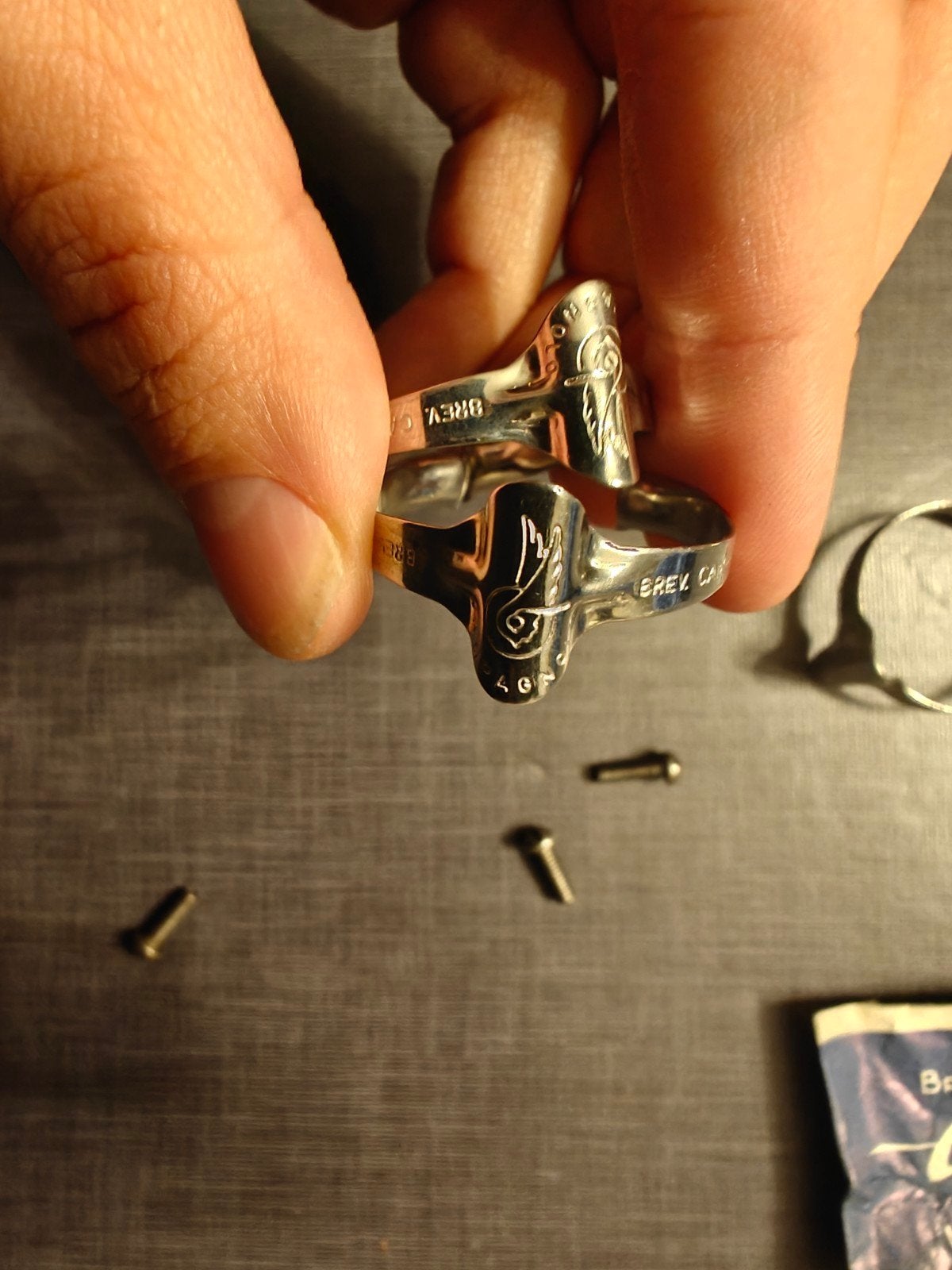 nos campagnolo kabelklemmen voor bovenbuis, Ophalen of Verzenden