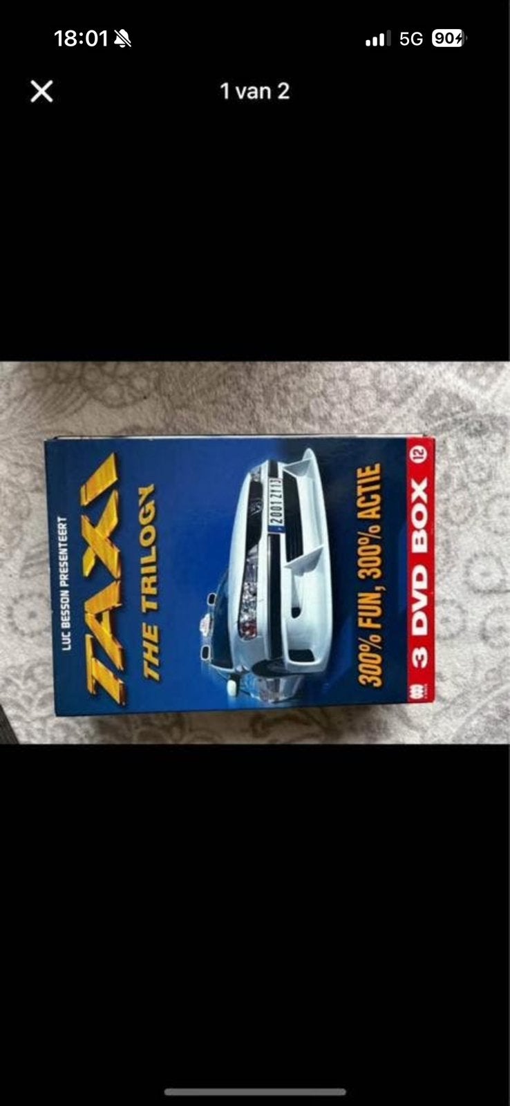 Dvd box taxi 3 films, Ophalen, Actiekomedie, Boxset, Zo goed als nieuw