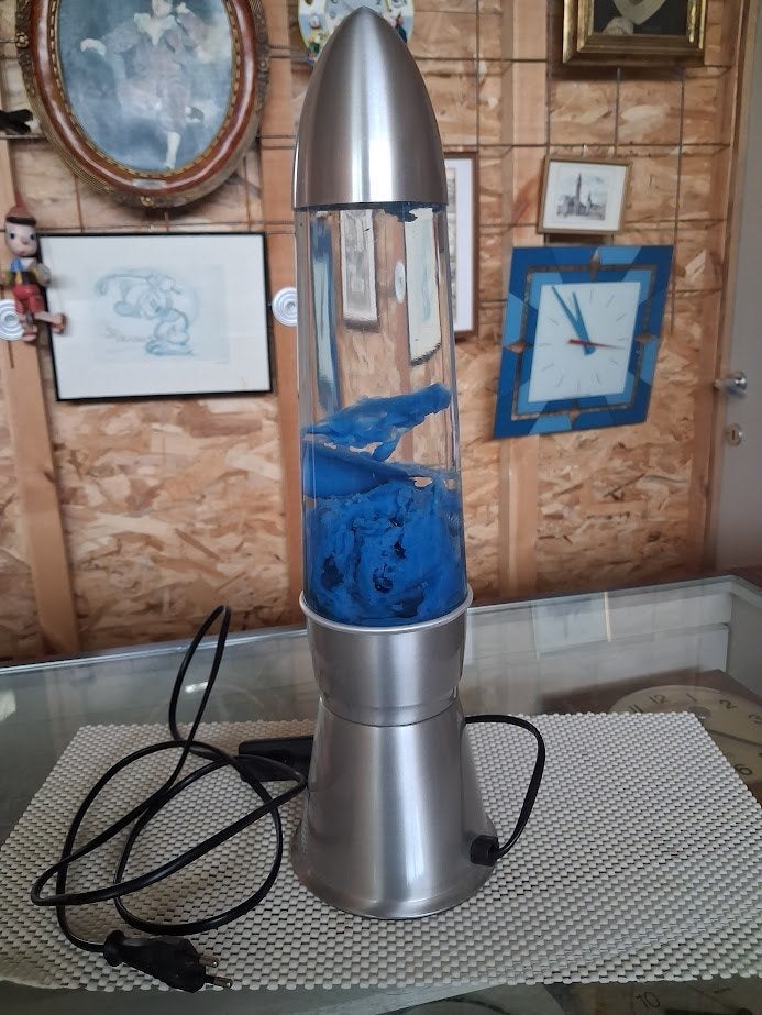 Lampe à lave, Enlèvement ou Envoi, Utilisé, Verre, Moins de 50 cm