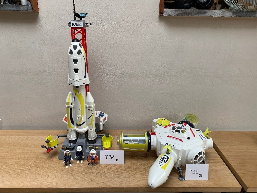 PLAYMOBIL P31: RUIMTERAKET E.A., Ophalen of Verzenden, Gebruikt