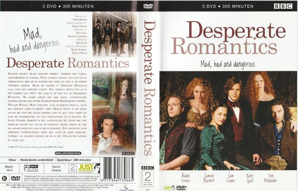 Desperate Romantics, CD & DVD, DVD | Drame, Comme neuf, Historique ou Film en costumes, Coffret, À partir de 12 ans, Enlèvement ou Envoi