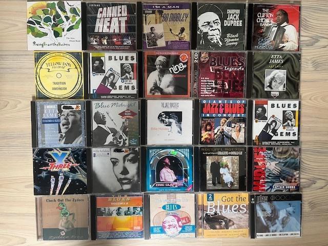 50 zydeco en blues cds, Verzenden, Zo goed als nieuw, Blues