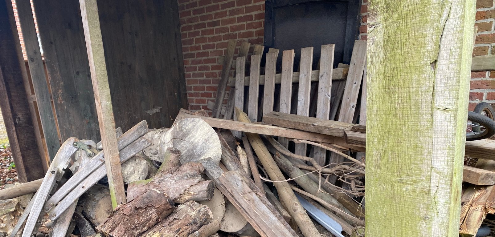 Gratis brandhout, Tuin en Terras, Brandhout, Ophalen, Blokken