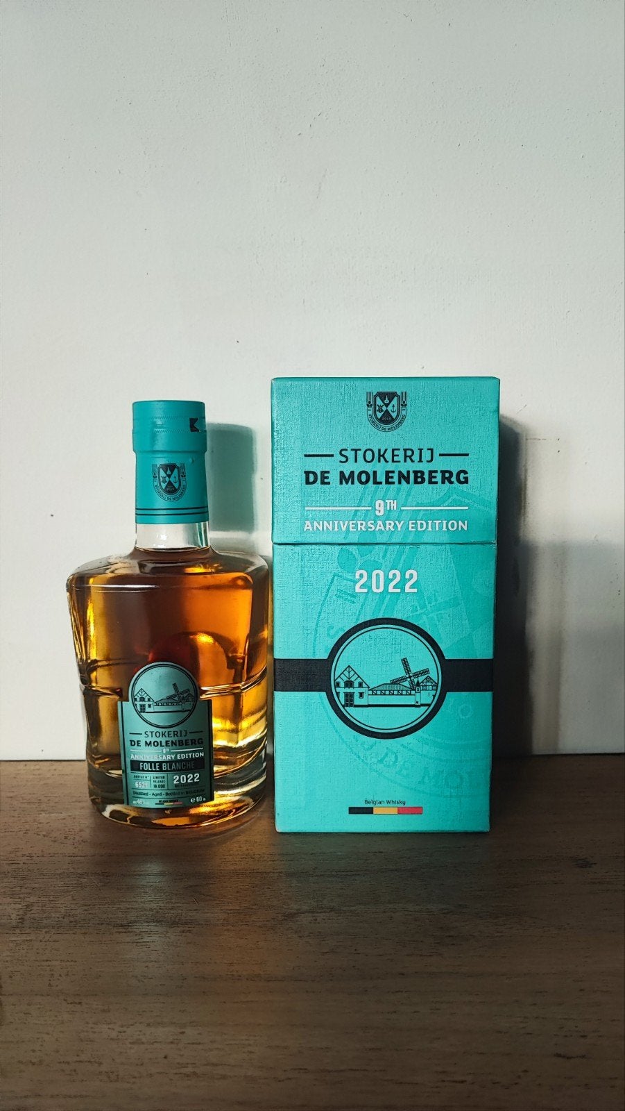 Folle Blanche - 2022 - de Molenberg Whisky (Gouden Carolus), Verzamelen, Overige gebieden, Overige typen, Nieuw, Ophalen of Verzenden