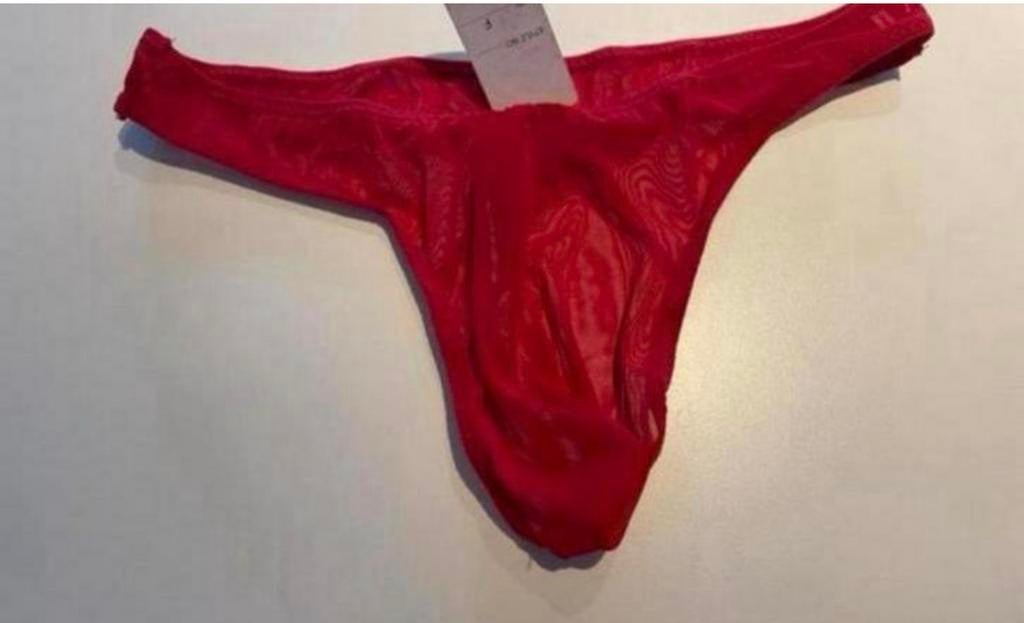 String pour homme New, Envoi, Rouge, Slip