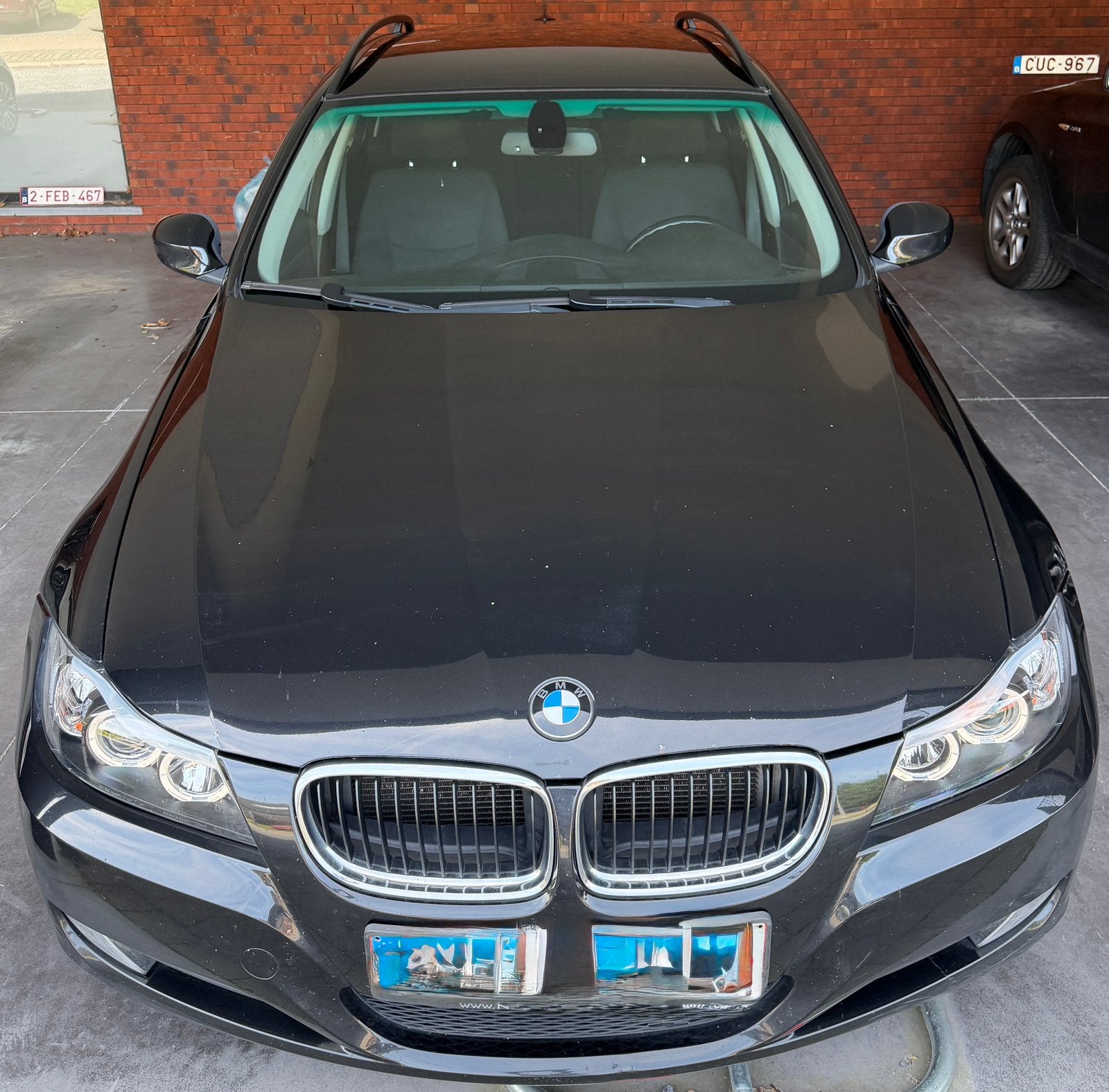 BMW E91 EURO5 VOLLEDIG ONDERHOUD, Auto's, BMW, Euro 5, Zwart, 4 cilinders, Start-stop-systeem