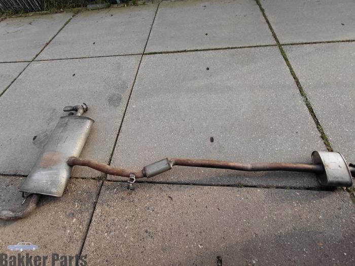 Uitlaat Midden + Einddemper van een Volvo V60, Gebruikt, -, -, Volvo