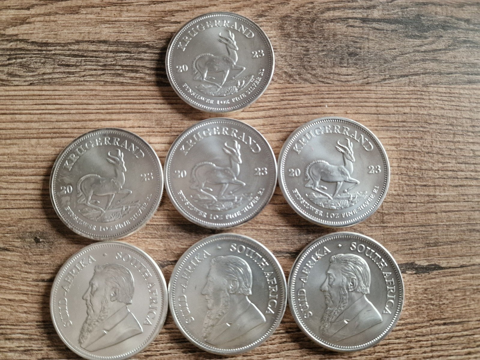 Krugerrand 1 oz. zilveren munt, Postzegels en Munten, Ophalen of Verzenden, Zilver