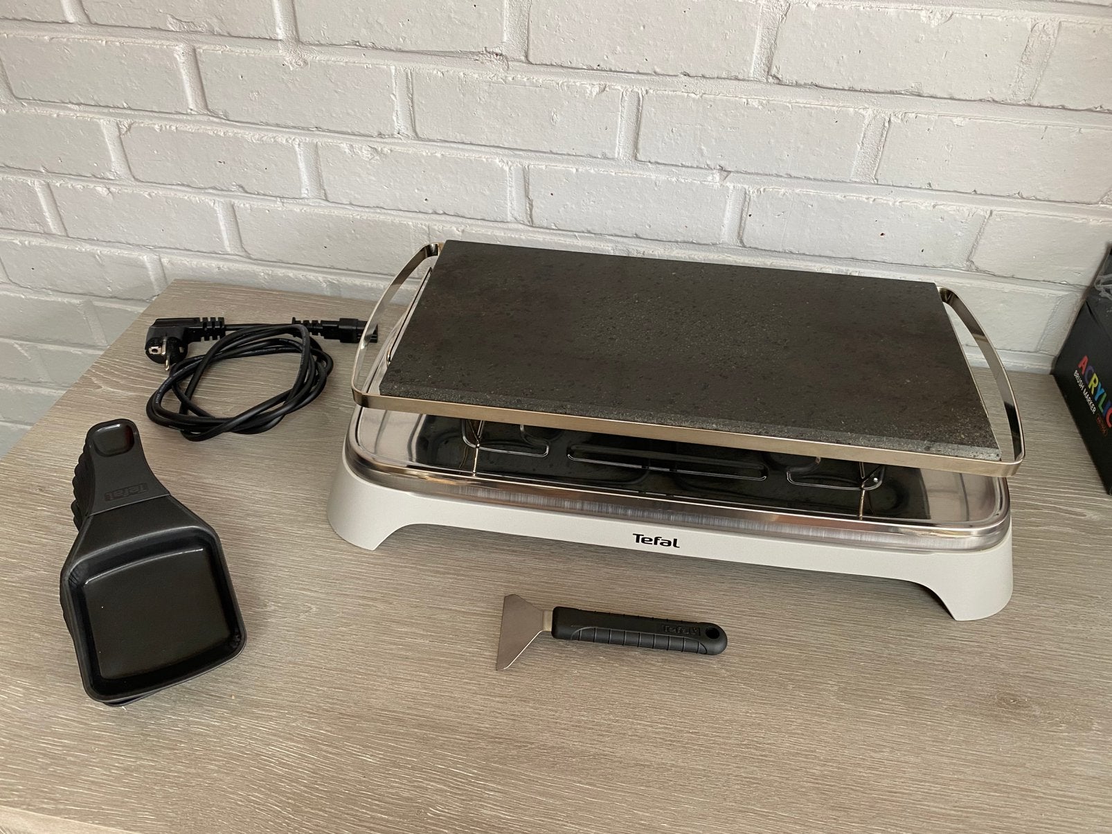 Steengrill Tefal, Electroménager, Plaques de gril, Enlèvement, Comme neuf, Gril en pierre