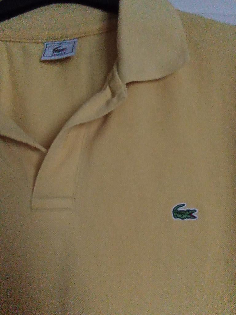 Lacoste - gele polo, maat 6, Ophalen of Verzenden