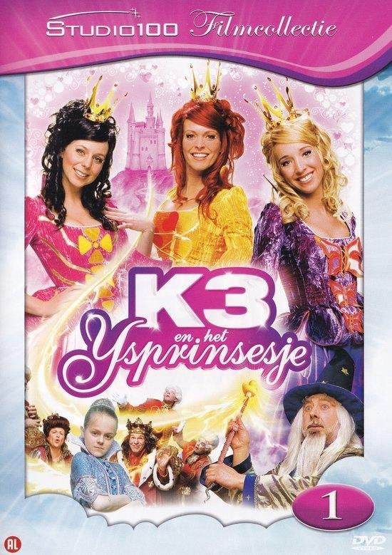 Studio 100 dvd - K3 en het ijsprinsesje, Ophalen of Verzenden