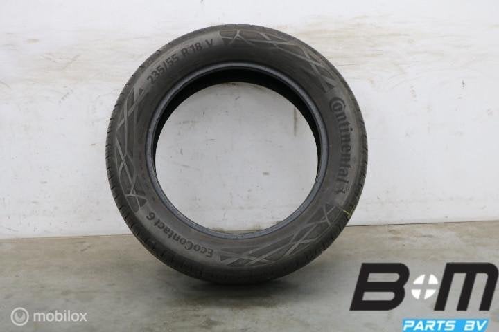 1 x 2355518 100V Conti EcoContact 6 met 4mm 235 55 18, Pneu(s), Utilisé