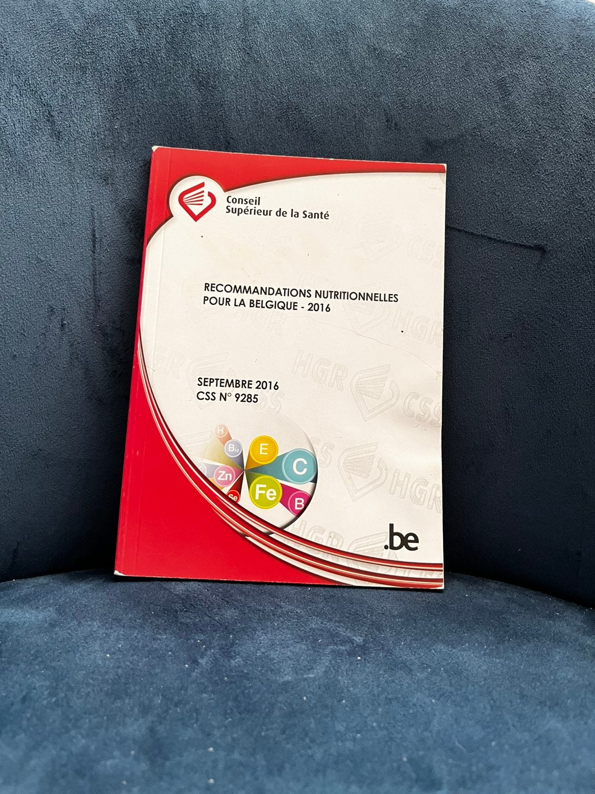 Recommandations nutritionnelles Belgique 2016, Boeken, Prentenboeken en Plaatjesalbums, Ophalen of Verzenden, Zo goed als nieuw