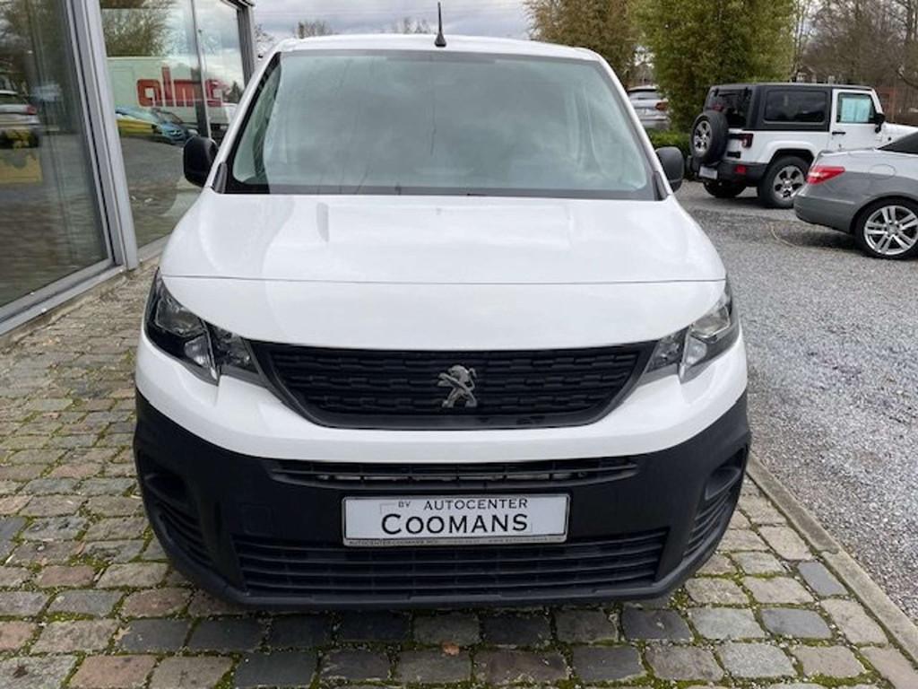 Peugeot Partner 1.5 hdi 3 ZIT AIRCO 12.355+BTW (bj 2020), Auto's, Bestelwagens en Lichte vracht, Gebruikt, Wit, Bedrijf, 5 deurs