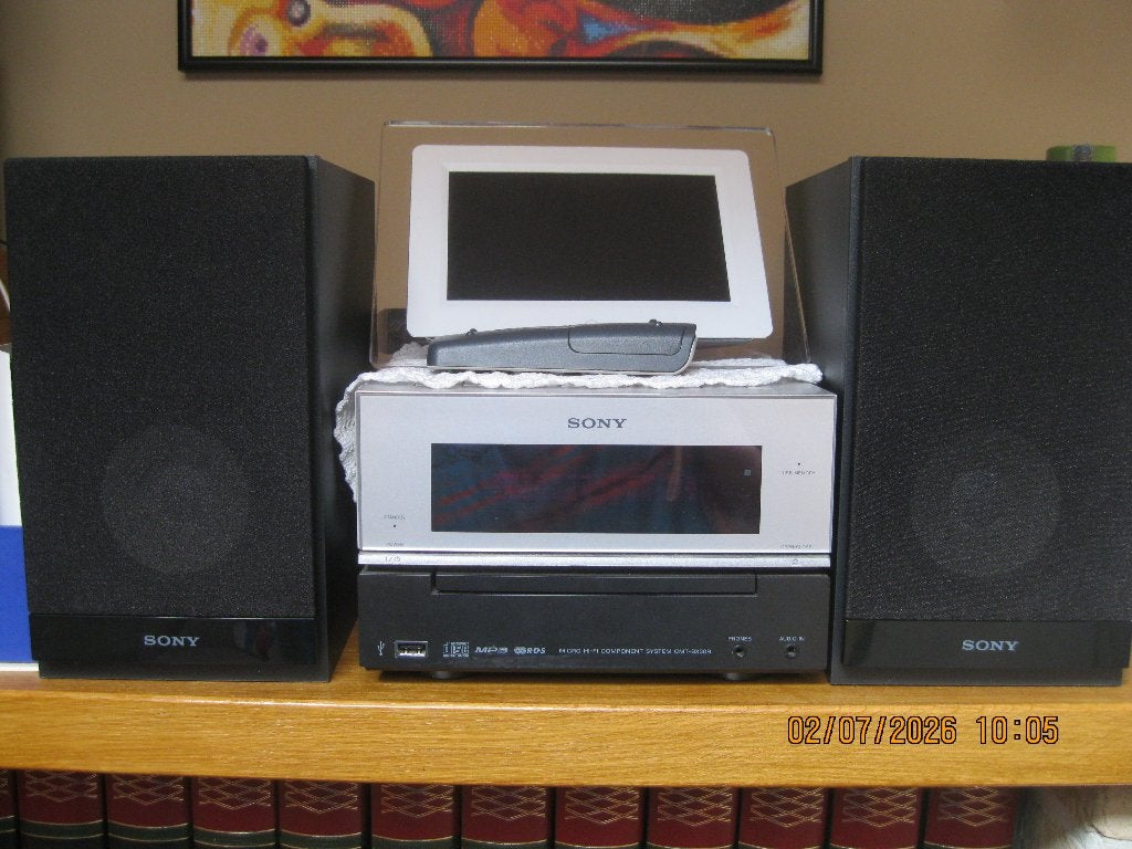 Petit lecteur CD stéréo Sony tuner, TV, Hi-fi & Vidéo, Enlèvement ou Envoi, Utilisé, Lecteur CD, Sony