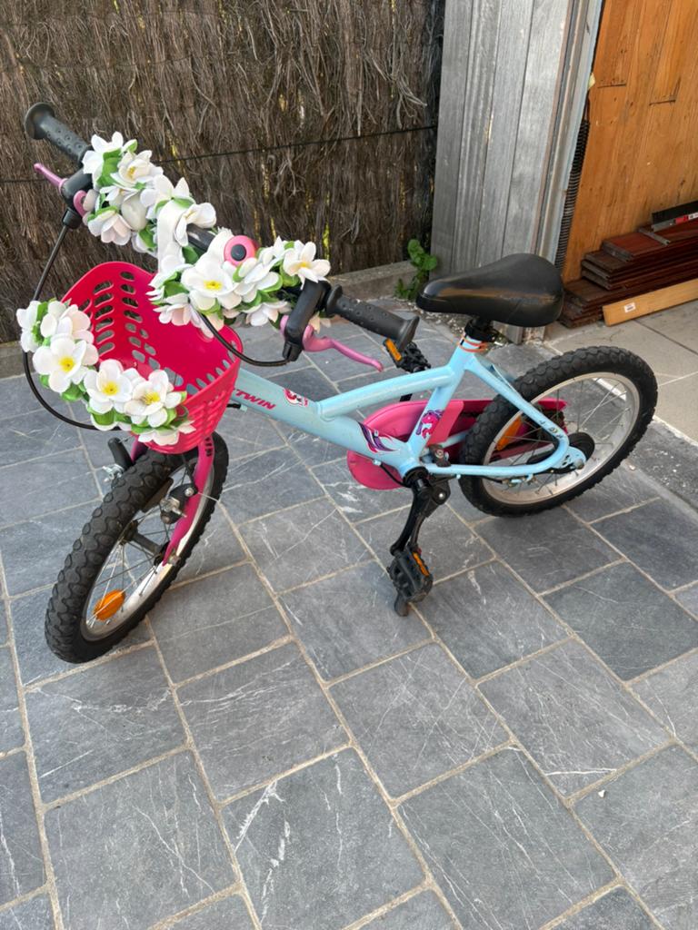 Kinderfiets 25€, Fietsen en Brommers, Fietsen | Meisjes, Ophalen, Gebruikt, 18 inch