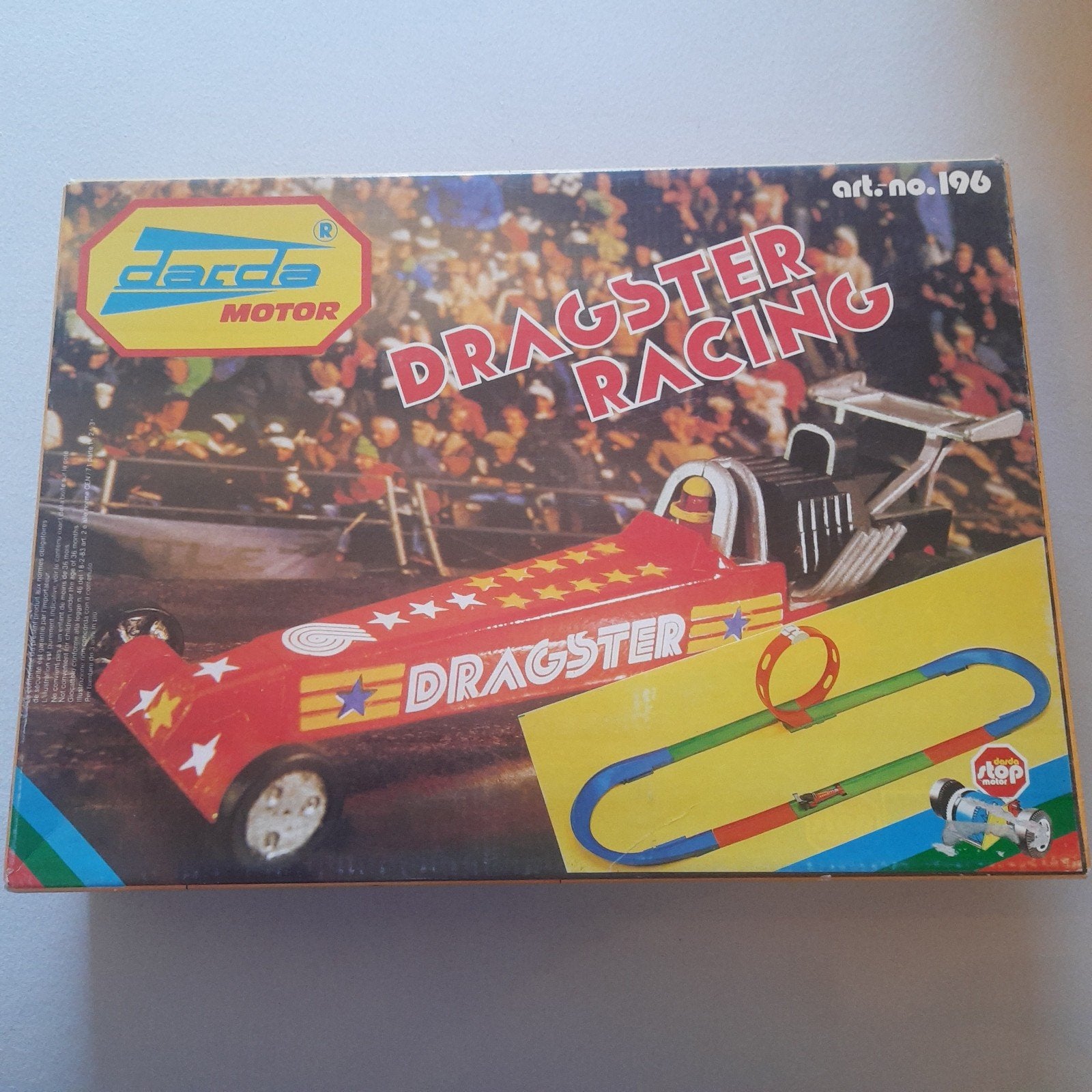 MOTEUR DARDA N 196 : DRAGSTER RACING SET* EN BOÎTE* COMPLET, Autres marques, Mécanique à remonter, Comme neuf, Enlèvement