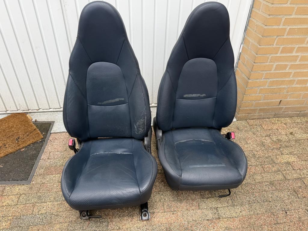 Mazda MX-5 NBFL Lederen Blauwe Stoelen | STOELVERWARMING, Auto-onderdelen, Ophalen of Verzenden, Gebruikt, Mazda
