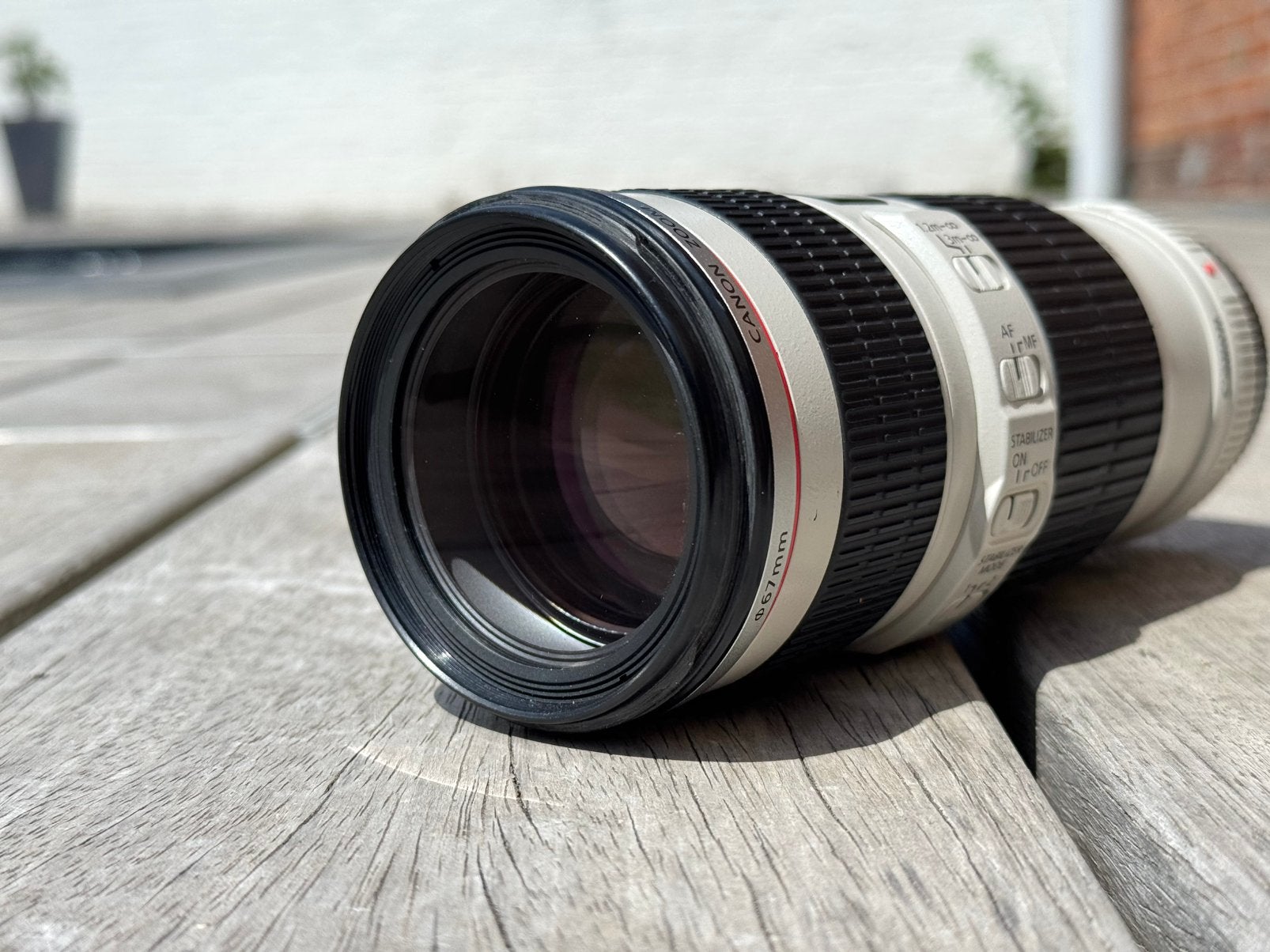 Canon L 70-200mm IS - f/4, Ophalen of Verzenden, Zo goed als nieuw, Canon, Zonnekap