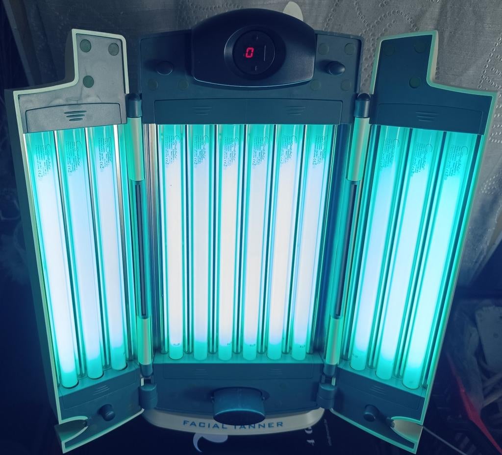 Professionele Facial Tanner / gezichtsbruiner – 12 UV lampen, Elektronische apparatuur, Zonnebanken en Gezichtsbruiners, Gezichtsbruiner